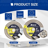 Disque de découpe et de meulage diamanté double face pour carrelage et marbre, outils abrasifs pour meuleuse d'angle