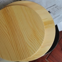 Plateau de Table rond en bois massif, bois de hêtre, Paulownia pin, Table basse pour Restaurant