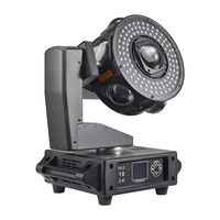 Iluminación estroboscópica LED RGBW de 120W, luz de efecto de cabezal móvil láser magnético volador único para DJ Disco para bares de escenario, fiesta y baile