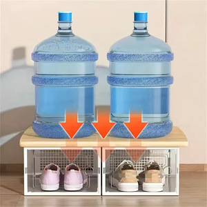 Nueva caja de almacenamiento de zapatos transparente/estantería para zapatos hecha de plástico PP, a prueba de polvo y humedad, adecuada para dormitorios y - Product Image 4
