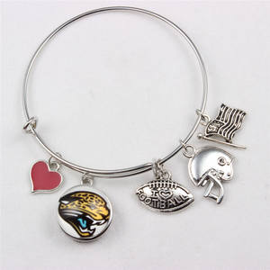 Pulsera Ajustable de Kevlar con Diseño de 32 Equipos Americanos para Hombre y <span class=keywords><strong>Mujer</strong></span> con Piedra Natural y Diseño ALEX ANI - Product Image 3