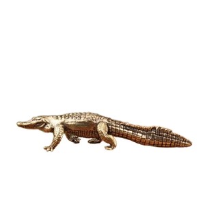 Pequeña Escultura de Animales de Aleación Metálica, Animales de Dibujos Animados Decorativos, <span class=keywords><strong>Estatua</strong></span> de Bronce Plateada Vintage Personalizada - Product Image 1