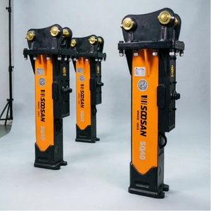 For SQ40 Hydraulic Breaker 68MM Chisel Durable Construction Cutting-Edge New Mining Gearbox 4.0-9.0 Tons High Efficiency 1 - Product Image 1