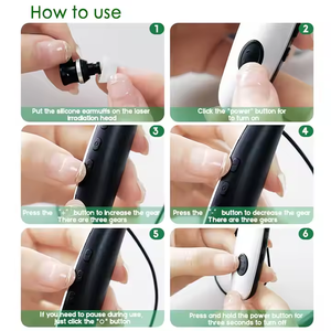 Instrumen iradiasi Laser gelombang Nano 650nm, instrumen iradiasi Laser telinga gantung leher, instrumen rongga hidung - Product Image 5
