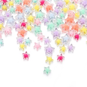 ลูกปัดอะคริลิกรูปดาวหลากสีสำหรับทำเครื่องประดับ DIY ขนาด 10 มม. - Product Image 3