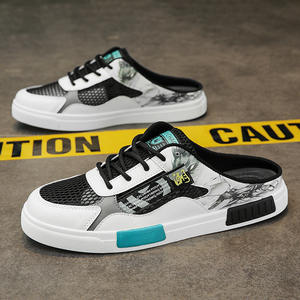 Summer men's <b>half</b>-trousers with ponytail-style shoes cross-border large size with open design breathable low heel sports shoes - Product Image 2