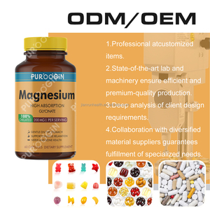 Cơ bắp dây thần kinh tim và xương hỗ trợ viên nang magiê bisglycinate nhẹ nhàng trên dạ dày giúp thư giãn viên nang cơ thể - Product Image 6