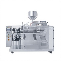 ATM-160L automatique Doypack Type horizontal emballage jus buvant liquide en plastique buse fermeture éclair pochette emballage Machine de remplissage