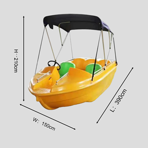 Ceyu 5-người tốc độ điện tay chèo thuyền sang trọng rotomolded nhựa giải trí thể thao cho Biển Hồ cho vui chơi giải trí công viên thu hút - Product Image 2