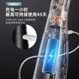Hydropulseur Dentaire Électrique Portable 86x66x226mm Rechargeable, Modes Multiples, Étanche IPX7 - Product Image 2