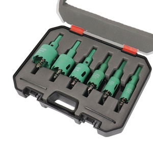 8pcs Set Core Drill Bit <strong>Holesaw</strong> and Bi-<strong>metal</strong> High Speed Steel Hole Saw for Bimetal Hole Opener - Product Image 1