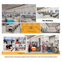 Trancheuse industrielle de chips de banane faisant la friture Ligne de production entièrement automatique de chips de plantain avec service d'installation