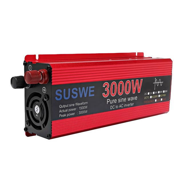 1000w  Pure Sine Wave Power Inverter DC 12V/24V to AC 110V 220V