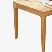 Nordisches Modernes Einfaches Massivholz Esstisch-Stuhl-Set für Kleine Haushalte oder Hotel-Küchen Esszimmer-Nutzung Tisch für 4-8 Personen