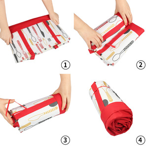 Glacière souple moderne en Oxford pliable de qualité supérieure pour l'isolation thermique, pour les courses, <span class=keywords><strong>la</strong></span> livraison de nourriture, les voyages, <span class=keywords><strong>la</strong></span> plage, les pique-niques - Product Image 5
