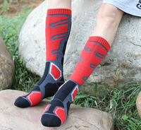 Vente en gros 2024 chaussettes ski chasse snowboard laine chaussettes thermique genou haute laine mérinos chaussettes hommes pour l'hiver