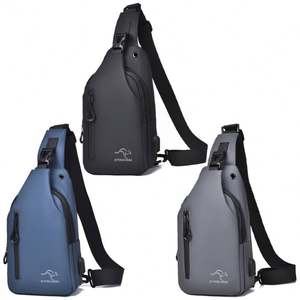 2024 Logo personnalisé étanche Sport épaule fronde bandoulière hommes poitrine Pack sac hommes sac à bandoulière - Product Image 2