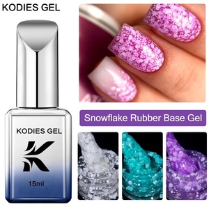 KODIES-<span class=keywords><strong>Vernis</strong></span> à ongles <span class=keywords><strong>semi</strong></span>-<span class=keywords><strong>permanent</strong></span> UV LED avec design flocon de neige <span class=keywords><strong>blanc</strong></span> <span class=keywords><strong>rose</strong></span> bleu paillettes gel art fournitures emballage bouteille - Product Image 2