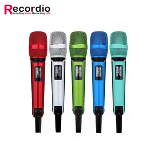 Micrófono de Karaoke Vocal, inalámbrico, dinámico, recargable por GAW-SKM9000A, profesional