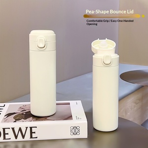 Nouvelle tasse isotherme minimaliste en acier inoxydable 2026, tasse isotherme portable avec couvercle élastique pour hommes et femmes - Product Image 3