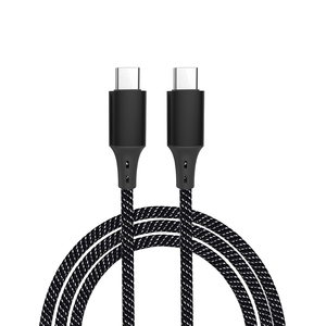 Pd Type-C TO Type-C สายชาร์จด่วน5A สาย USB C ไนลอนถักความหนาแน่นสูงสำหรับโทรศัพท์ Huawei Samsung - Product Image 1
