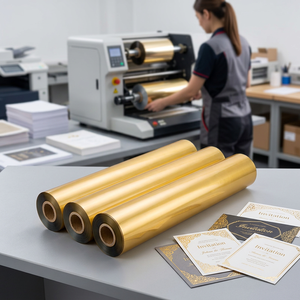Feuille de pelliculage réactive au toner 32cm 200m pour plastifieuse, feuille de pelliculage à chaud - Product Image 3