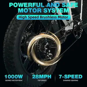 2023 China nuevo diseño producto fábrica bicicletas montaneras retro adulto 2 ruedas bicicleta eléctrica - Product Image 5