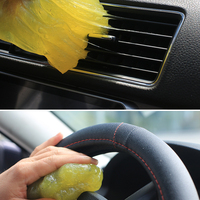Gel nettoyant pour évents automobiles de qualité supérieure, pâte réutilisable, slime collant pour clavier d'ordinateur, gadgets électroniques, élimination de la poussière