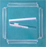 Nouveau produit transfrontalier : Support de pousseur de Mahjong en acrylique transparent multicolore, modèle américain, pour divertissement et loisirs