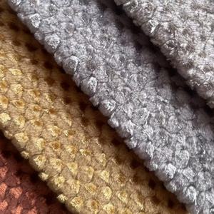 2025 mới nhất mô hình kim cương sáng bóng Polyester nhung sofa bọc vải - Product Image 3