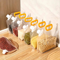 Sac de stockage épaissi pour céréales entières, pochette à bec verseur large pour céréales, riz, eau minérale, boissons, sac de transport de qualité alimentaire