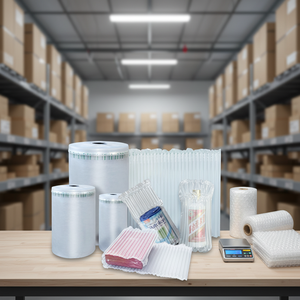 ถุงกันกระแทกกันน้ำ PE ราคาประหยัด ฟิ<span class=keywords><strong>ล</strong></span>์มกันกระแทกแบบม้วน สำหรับการบรรจุภัณฑ์ด่วน - Product Image 2