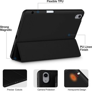 Magnete Auto Sleep Wake Trifold Smart Case con Slot per penna per <span class=keywords><strong>iPad</strong></span> Air 4 5 4th 5th 10.9 <span class=keywords><strong>Pro</strong></span> 11 <span class=keywords><strong>12.9</strong></span> per <span class=keywords><strong>Apple</strong></span> <span class=keywords><strong>iPad</strong></span> per custodia <span class=keywords><strong>iPad</strong></span> - Product Image 4