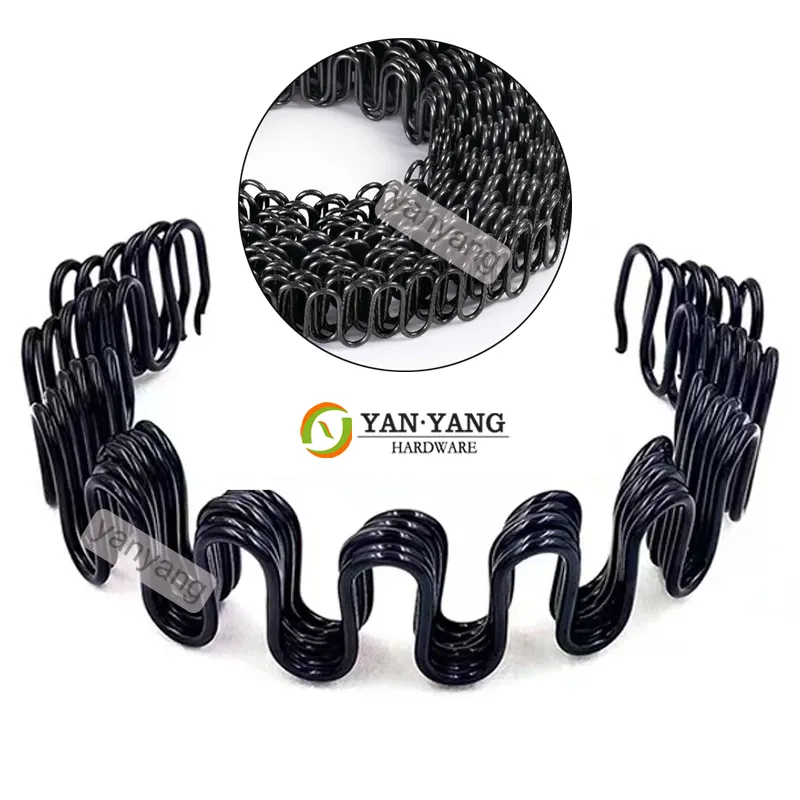 Yanyang 3.0mm upholstery extension chair seat cutting springs 11 gauge wire anti rust rolling furniture sinuous spring for sofa