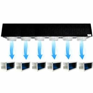 Kit de Plenum de Espuma de Poliuretano de 6 Zonas para Sistemas HVAC, Completo con Ventilación y Sistema de Flujo de Aire de 900 CFM - Product Image 1