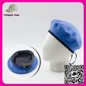 Bérets en laine pour hommes de haute qualité, personnalisables en gros - Product Image 2