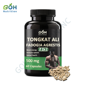 GOH OEM Private Label Man's Health <span class=keywords><strong>Complex</strong></span> 2 in 1 Fadogia Agrestis dan Tongkat Ali <span class=keywords><strong>Complex</strong></span> Kapsul - Product Image 1