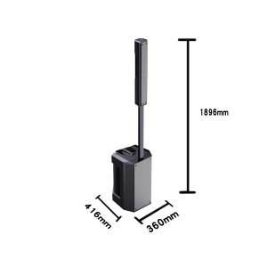 Système de haut-parleurs DTS 400W avec basses, haut-parleurs de 10 pouces, aigus et médiums, télécommande, utilisation en extérieur et à domicile, caisson de basses - Product Image 5