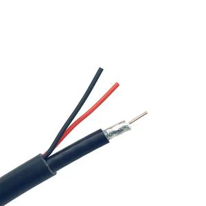 Hochwertiges CCTV-Kabel RG59 DC/RG59 Power/RG59 2x/RG59 2x0,75 Composite-Koaxialkabel Pass Test Fabrik preis - Product Image 4