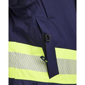 BLAKLADER - 448519778933XXL Parka de invierno Hi-Vis Azul marino/Amarillo-EAN 7330509853085 ROPA DE TRABAJO DE LA HI-VIS - Product Image 4