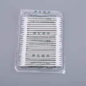Coton-tiges pointus à poignée en papier biodégradable de 4.7mm, coton-tige à usage industriel