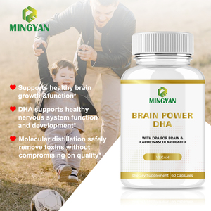 OEM/ODM Premium alpal DHA 350mg & DPA suplemen dengan astraxanthin-Vegan Omega-3 untuk otak, mata & kesehatan hati, 60 gel lunak - Product Image 3