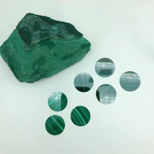 Fabriek Natuurlijke Edelsteen Horloges Wijzerplaat <span class=keywords><strong>Product</strong></span> Natuurlijke Malachiet Wijzerplaat Voor Horloge Custom - Product Image 5