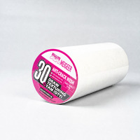 MEIGEER 30cm*20m Filet anti-fissures standard, toile de plâtre flexible en polyester pour plafond et mur en plâtre