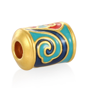 2025 0,3g Micro oro duro con cuentas de fortuna para pulsera 24K accesorios de joyería de oro sólido joyería de gama alta con cuentas - Product Image 2