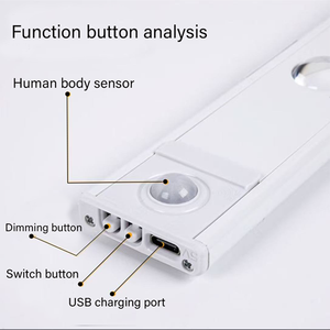Hiện Đại PVC Cảm Biến Chuyển Động Ánh Sáng Tủ Với Nút Điều Khiển Có Thể Điều Chỉnh Nhiệt Độ Màu Độ Sáng Cho Nhà Bếp Tủ Quần Áo Tủ Quần Áo Chiếu Sáng - Product Image 6