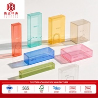 Boîte à dragées transparente en plastique OEM, boîtes en acétate transparentes en forme de cube, boîtes cadeaux transparentes en PET/PVC pour l'emballage de cadeaux de mariage et de fête