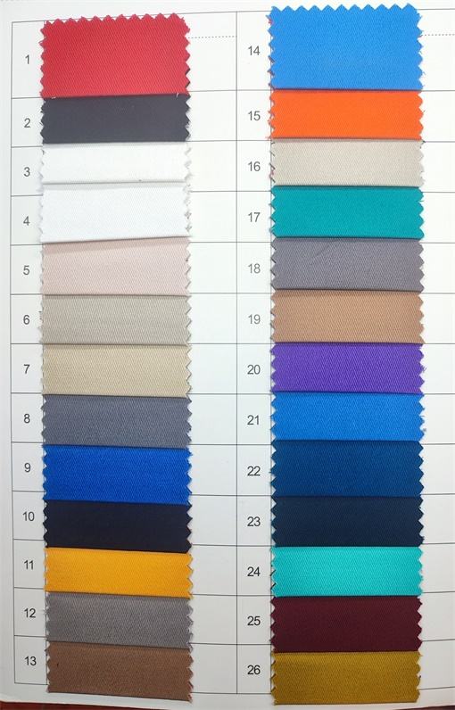 Pure Cotton Color Card
