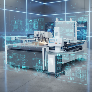 Automatic Cnc Digital Flatbed Oscillating <strong>A3</strong> A4 Aluminum Composite Panel Corrugated Board Eva Rubber Cutting <strong>Plotter</strong> With Iso - Product Image 2