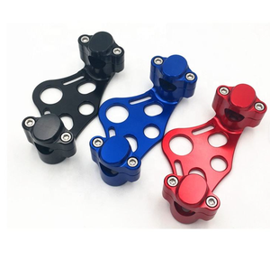 Nouvelle pince de guidon de moto en aluminium CNC durable pour Speedway/<span class=keywords><strong>Grasstrack</strong></span>, fabriquée en Chine - Product Image 4